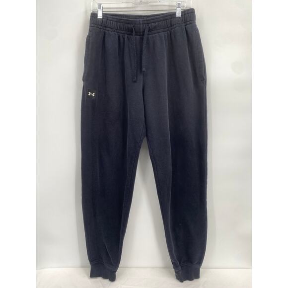 Mens Under Armour UA Rival Fleece Joggers Black Men's Large 1357128 - Picture 1 of 12